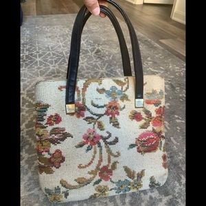 Vintage JR Tapestry Floral Purse